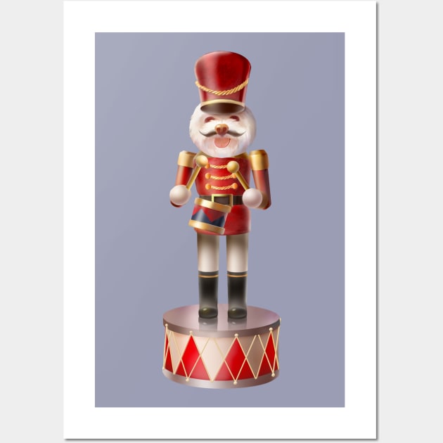 Smile Dog Nutcracker Wall Art by zkozkohi